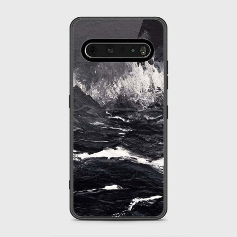 LG V60 Cover- Black Marble Series - HQ Premium Shine Durable Shatterproof Case