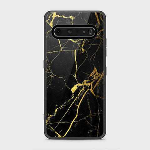 LG V60 ThinQ 5G Cover- Black Marble Series - HQ Premium Shine Durable Shatterproof Case