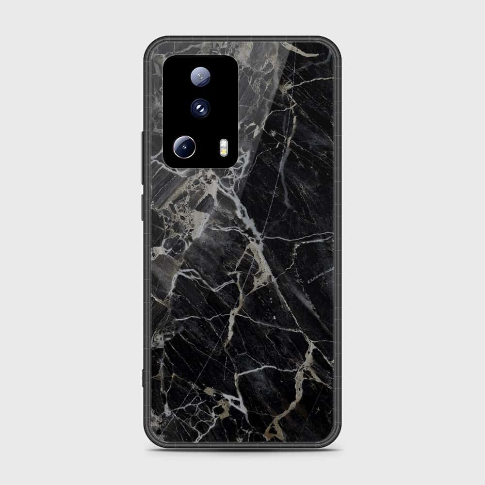 Xiaomi 13 Lite Cover- Black Marble Series - HQ Premium Shine Durable Shatterproof Case