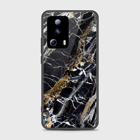 Xiaomi 13 Lite Cover- Black Marble Series - HQ Premium Shine Durable Shatterproof Case