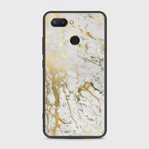 Xiaomi Mi 8 Lite Cover - White Marble Series - HQ Premium Shine Durable Shatterproof Case