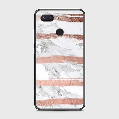 Xiaomi Mi 8 Lite Cover - White Marble Series - HQ Premium Shine Durable Shatterproof Case