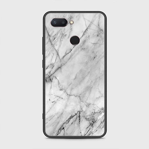 Xiaomi Mi 8 Lite Cover - White Marble Series - HQ Premium Shine Durable Shatterproof Case