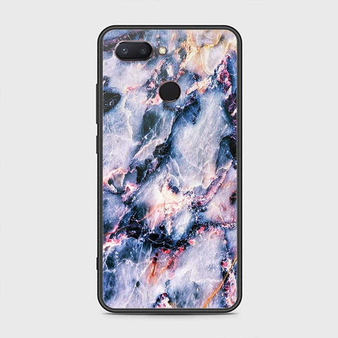 Xiaomi Mi 8 Lite Cover - White Marble Series 2 - HQ Premium Shine Durable Shatterproof Case