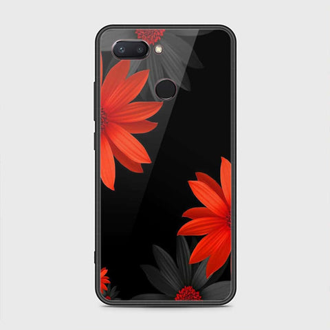 Xiaomi Mi 8 Lite Cover - Floral Series 2 - HQ Premium Shine Durable Shatterproof Case