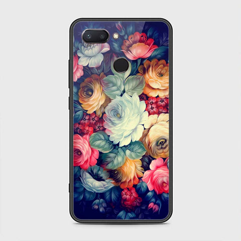 Xiaomi Mi 8 Lite Cover - Floral Series 2 - HQ Premium Shine Durable Shatterproof Case