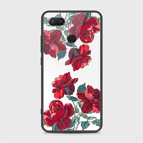 Xiaomi Mi 8 Lite Cover - Floral Series 2 - HQ Premium Shine Durable Shatterproof Case