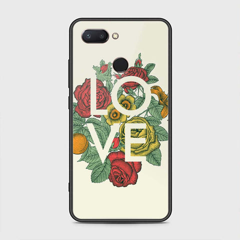 Xiaomi Mi 8 Lite Cover - Floral Series 2 - HQ Premium Shine Durable Shatterproof Case