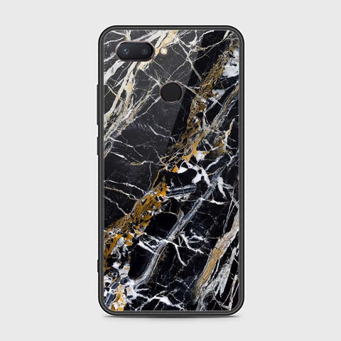 Xiaomi Mi 8 Lite Cover - Black Marble Series - HQ Premium Shine Durable Shatterproof Case