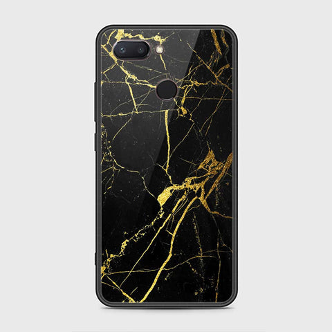 Xiaomi Mi 8 Lite Cover - Black Marble Series - HQ Premium Shine Durable Shatterproof Case