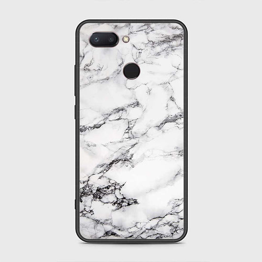 Xiaomi Mi 8 Lite Cover - White Marble Series - HQ Premium Shine Durable Shatterproof Case