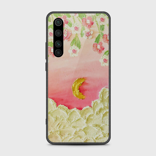 Xiaomi Mi Note 10 Lite Cover - Floral Series - Design 7 - Pink & Yellow - HQ Premium Shine Durable Shatterproof Case