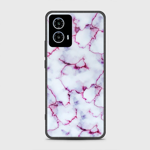 Motorola Moto G35 - White Marble Series - HQ Premium Shine Durable Shatterproof Case