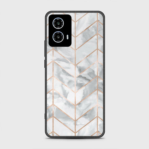 Motorola Moto G35 - White Marble Series 2 - HQ Premium Shine Durable Shatterproof Case