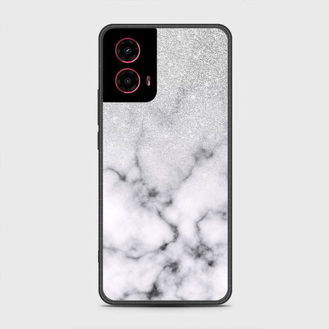 Motorola Moto G45 - White Marble Series - HQ Premium Shine Durable Shatterproof Case