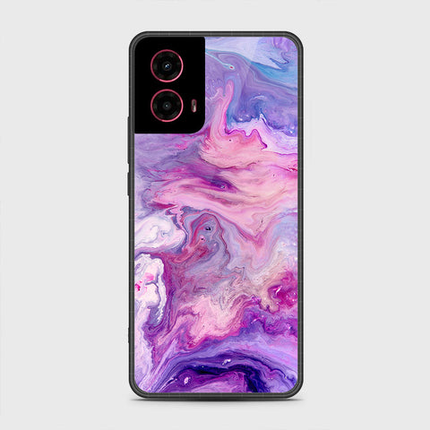 Motorola Moto G45 - Colorful Marble Series - HQ Premium Shine Durable Shatterproof Case