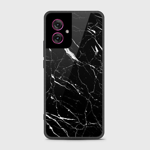 Motorola Moto G55 - Black Marble Series - HQ Premium Shine Durable Shatterproof Case