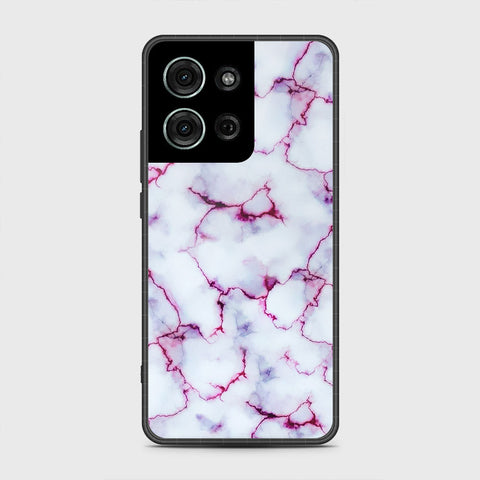 Motorola Moto G75 - White Marble Series - HQ Premium Shine Durable Shatterproof Case