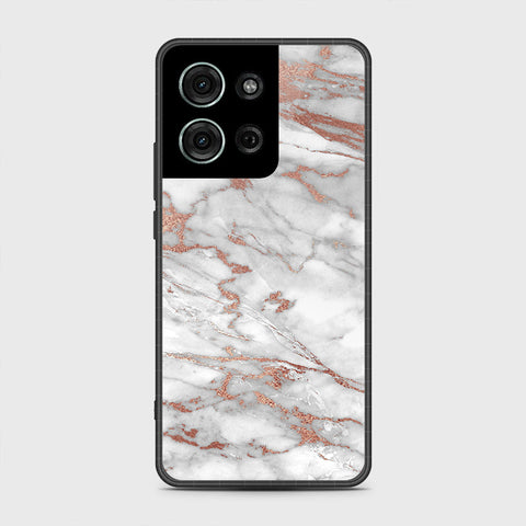 Motorola Moto G75 - White Marble Series 2 - HQ Premium Shine Durable Shatterproof Case