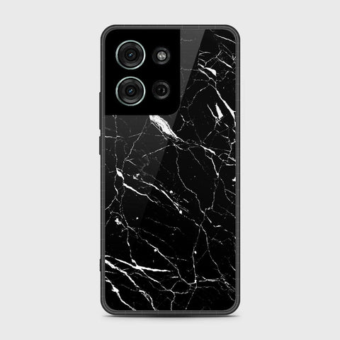 Motorola Moto G75 - Black Marble Series - HQ Premium Shine Durable Shatterproof Case