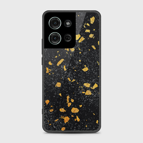 Motorola Moto G75 - Black Marble Series - HQ Premium Shine Durable Shatterproof Case