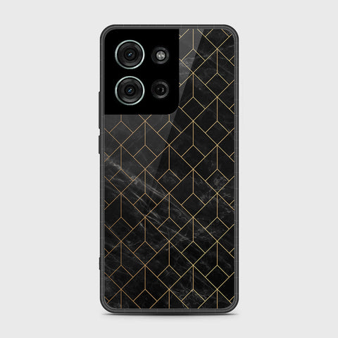 Motorola Moto G75 - Black Marble Series - HQ Premium Shine Durable Shatterproof Case