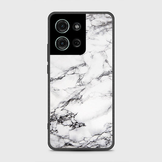 Motorola Moto G75 - White Marble Series - HQ Premium Shine Durable Shatterproof Case