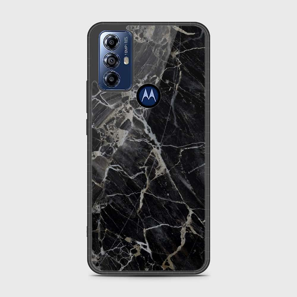 Motorola Moto G Play 2023 Cover- Black Marble Series - HQ Premium Shine Durable Shatterproof Case