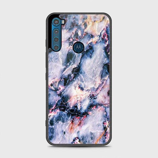 Motorola One Fusion Plus Cover - Colorful Marble Series - HQ Premium Shine Durable Shatterproof Case