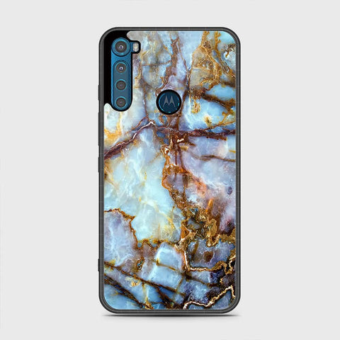 Motorola One Fusion Plus Cover - Colorful Marble Series - HQ Premium Shine Durable Shatterproof Case