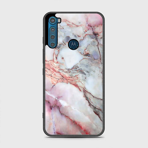 Motorola One Fusion Plus Cover - Colorful Marble Series - HQ Premium Shine Durable Shatterproof Case