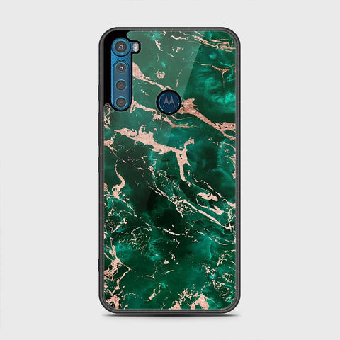 Motorola One Fusion Plus Cover - Colorful Marble Series - HQ Premium Shine Durable Shatterproof Case