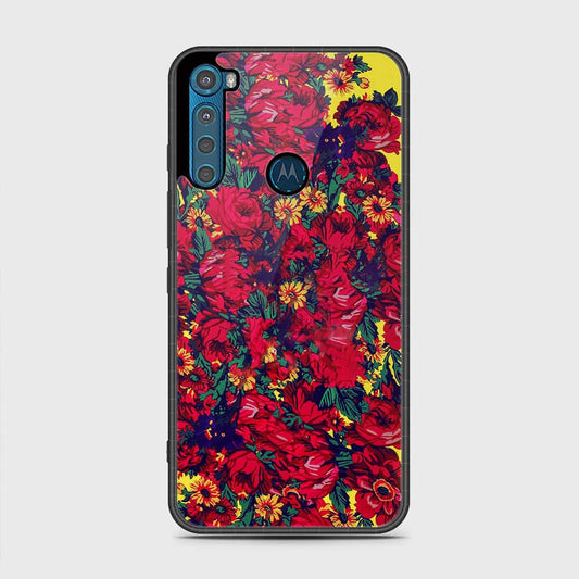 Motorola One Fusion Plus Cover - Floral Series - HQ Premium Shine Durable Shatterproof Case