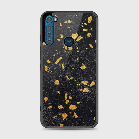 Motorola One Fusion Plus Cover - Black Marble Series - HQ Premium Shine Durable Shatterproof Case