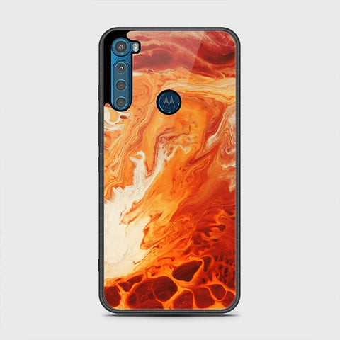 Motorola One Fusion Plus Cover- Mystic Marble Series - HQ Premium Shine Durable Shatterproof Case