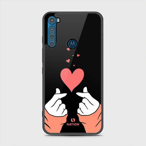 Motorola One Fusion Plus Cover- Onation Heart Series - HQ Premium Shine Durable Shatterproof Case