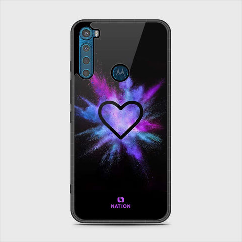 Motorola One Fusion Plus Cover- Onation Heart Series - HQ Premium Shine Durable Shatterproof Case