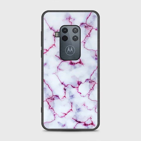 Motorola Moto One Zoom Cover- White Marble Series - HQ Premium Shine Durable Shatterproof Case