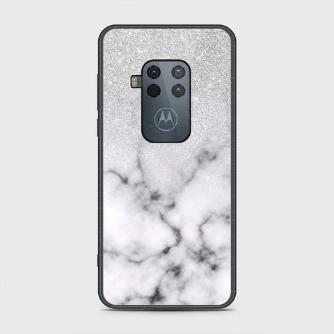 Motorola Moto One Zoom Cover- White Marble Series - HQ Premium Shine Durable Shatterproof Case