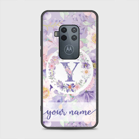 Motorola Moto One Zoom Cover- Personalized Alphabet Series - HQ Premium Shine Durable Shatterproof Case