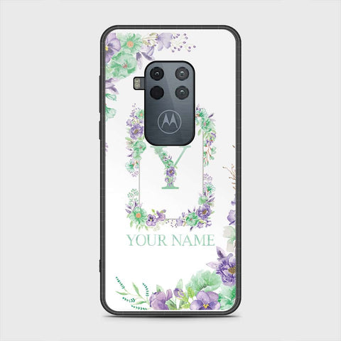 Motorola Moto One Zoom Cover- Personalized Alphabet Series - HQ Premium Shine Durable Shatterproof Case