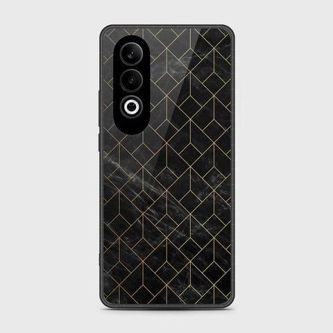 OnePlus Nord CE 4 - Black Marble Series - HQ Premium Shine Durable Shatterproof Case