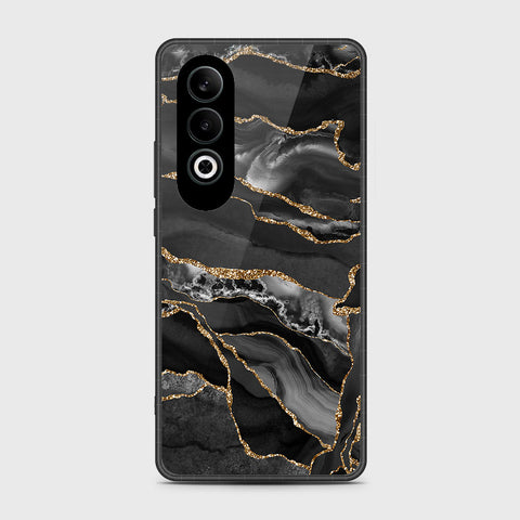 OnePlus Nord CE 4 - Black Marble Series - HQ Premium Shine Durable Shatterproof Case