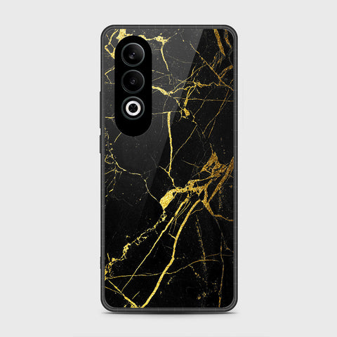 OnePlus Nord CE 4 - Black Marble Series - HQ Premium Shine Durable Shatterproof Case