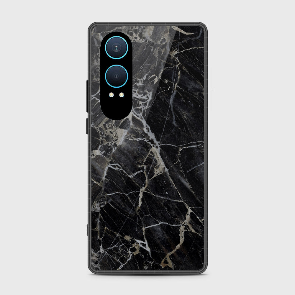 OnePlus Nord CE 4 Lite - Black Marble Series - HQ Premium Shine Durable Shatterproof Case