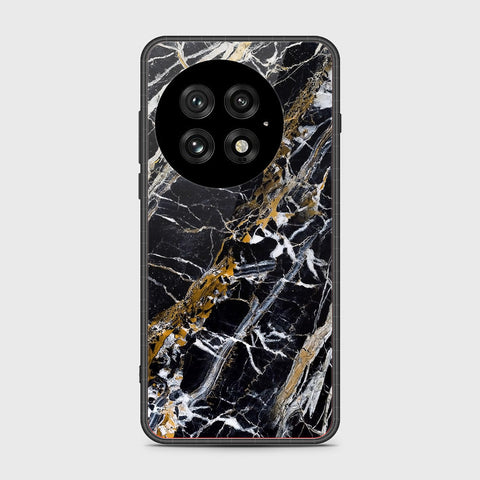 OnePlus 13 - Black Marble Series - HQ Premium Shine Durable Shatterproof Case