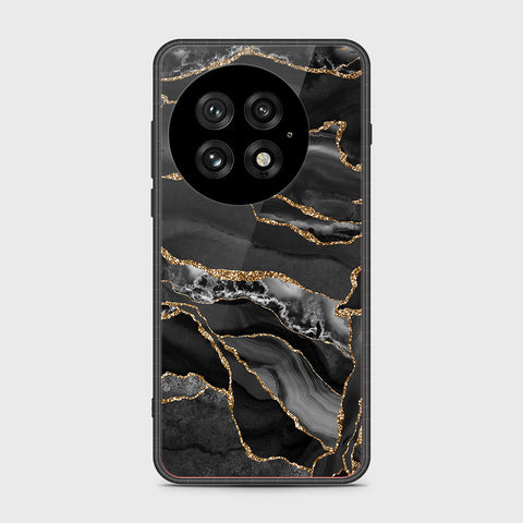 OnePlus 13 - Black Marble Series - HQ Premium Shine Durable Shatterproof Case