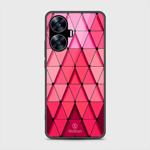 Oppo A1 - Onation Pyramid Series - HQ Premium Shine Durable Shatterproof Case