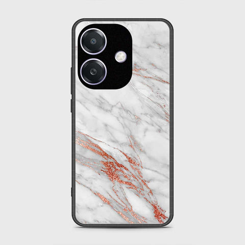 Oppo A3 4G Cover- White Marble Series - HQ Premium Shine Durable Shatterproof Case