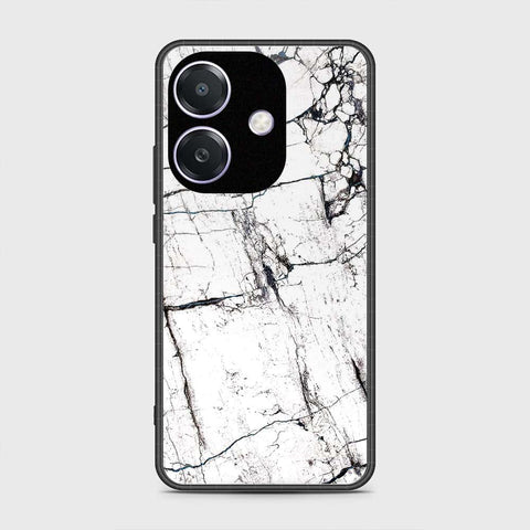 Oppo A3x 4G Cover- White Marble Series 2 - HQ Premium Shine Durable Shatterproof Case